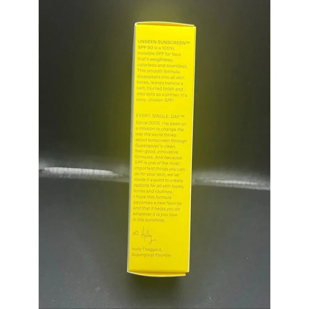 NIB! Supergoop! Unseen Sunscreen SPF 50 1.7 fl oz / 50ml